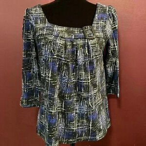 AB Studio Women’s Large 3/4 Sleeve Top